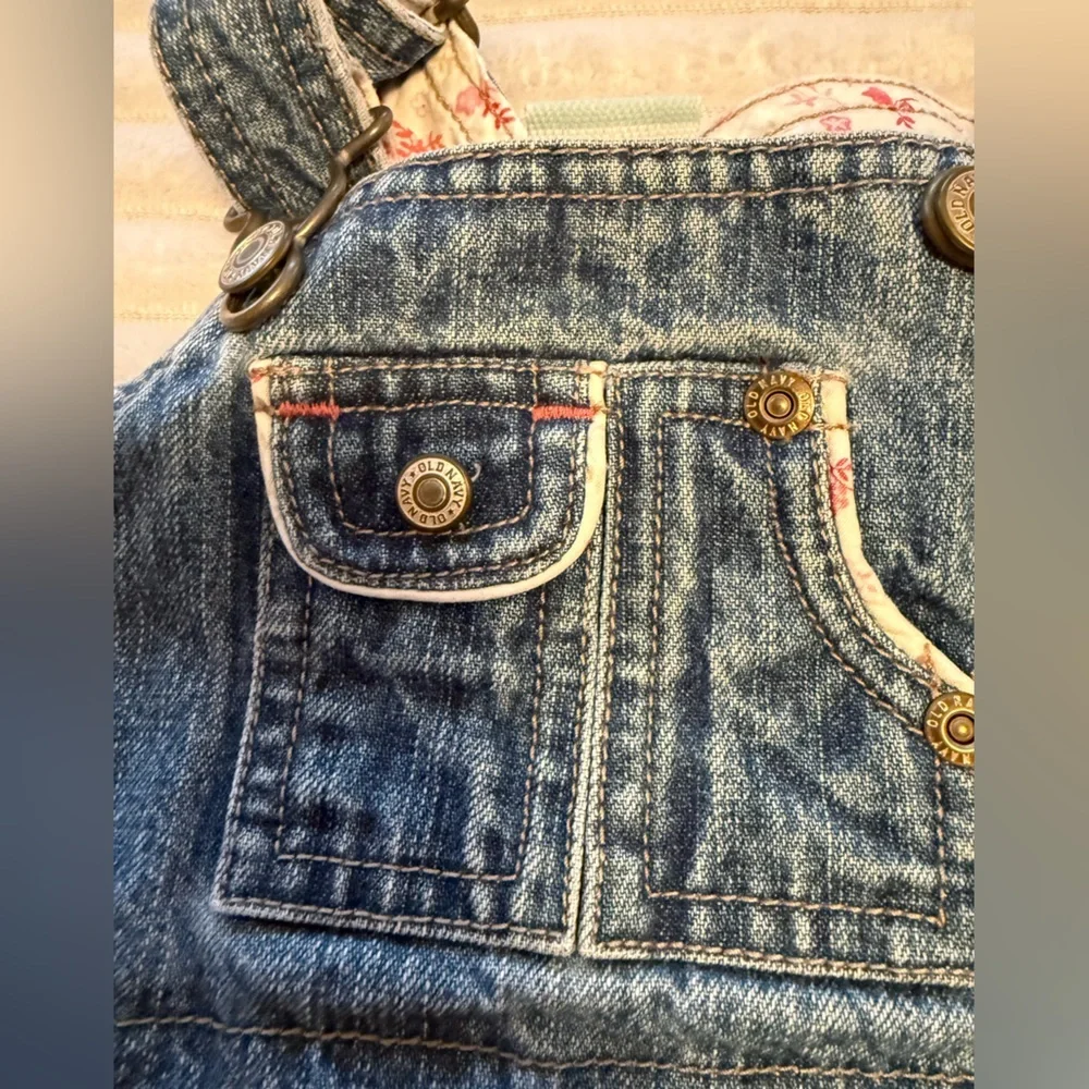 Old Navy Blue Denim Overalls